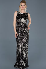 MIMI + ALICE - Black Silver Sequin Dress - Designer Dress Hire