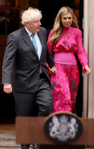 HARMUR - Ditsy Floral Fuschia Dress - Designer Dress hire