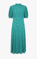 GHOST - Luella Floral Green Dress - Rent Designer Dresses at Girl Meets Dress
