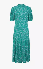 GHOST - Luella Floral Green Dress - Designer Dress Hire