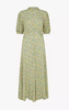 QUIZ - Green Sleeved Midaxi Dress - Designer Dress hire 
