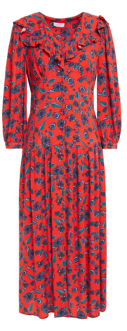 GHOST - Flynn Floral Midi Dress - Designer Dress hire