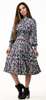 JOLIE MOI - Kathryn Floral Midi Dress - Designer Dress hire