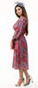 JOLIE MOI - Vanessa Red Floral Midi Dress - Designer Dress hire