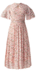ADRIANNA PAPELL - Waterfall Skirt Floral Dress - Designer Dress hire 