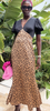NEVER FULLY DRESSED - Black And Leopard May Dress - Designer Dress hire
