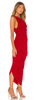 NORMA KAMALI - Red Diana Gown - Designer Dress hire