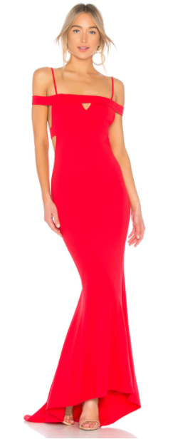 Cece cold best sale shoulder maxi dress