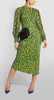 OLIVIA VON HALLE - Aureta Silk Cheetah Dress - Designer Dress hire