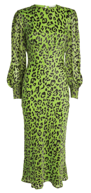 Cheetah silk dress hotsell