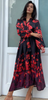 HOPE AND IVY - Cocktail Floral Dress - Designer Dress hire 