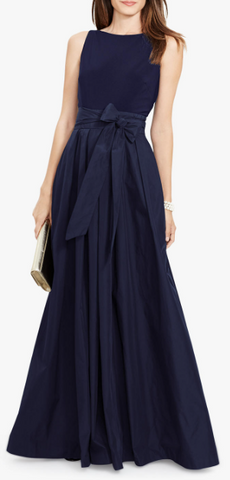 RALPH LAUREN - Agni Taffeta Evening Dress - Designer Dress hire