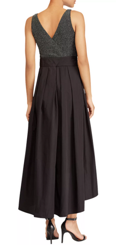 RALPH LAUREN - Zane Chevron Evening Dress - Designer Dress hire