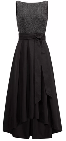 RALPH LAUREN - Zane Chevron Evening Dress - Designer Dress hire
