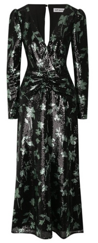 Self Portrait - Twist Leaf Sequin Dress - Designer Dress hire
