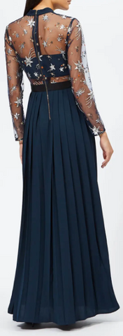 Self Portrait - Star Tulle Embellished Gown - Designer Dress hire