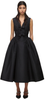 Self Portrait - Black Bow Midi Dress - Designer Dress hire