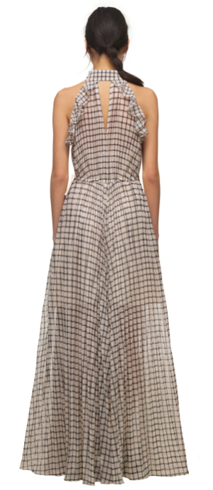 Self portrait check dress best sale