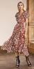 GHOST - Madison Satin Sage Dress - Designer Dress hire 