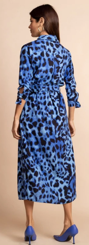 DANCING LEOPARD - Alva Midi Dress Leopard - Designer Dress hire