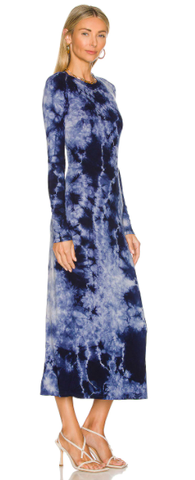 HOUSE OF HARLOW 1960 - Tie Dye Knotted Midi Dress - Designer Dress hire