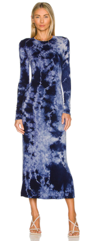 HOUSE OF HARLOW 1960 - Tie Dye Knotted Midi Dress - Designer Dress hire