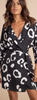 DANCING LEOPARD - Valley Mini Dress Mono - Designer Dress hire