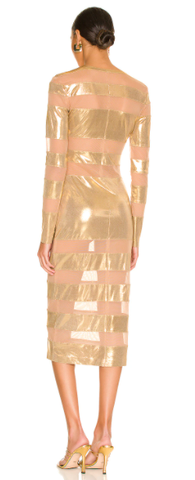 NORMA KAMALI - Spliced Dress - Designer Dress hire