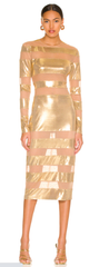 NORMA KAMALI - Spliced Dress - Designer Dress Hire