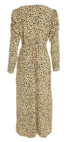 QUIZ - Stone Animal Midi Dress - Designer Dress hire