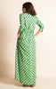 DANCING LEOPARD - Dove Dress Green Dotty - Designer Dress hire