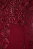 QUIZ - Berry Embroidered Dip Hem Dress - Designer Dress hire