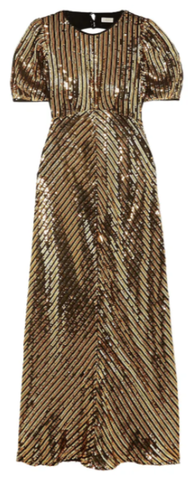 RIXO - Daisy Sequin Dress - Designer Dress hire