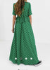 TWISTED WUNDER - Gloria Green Hexagon Dress - Designer Dress hire