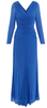 HALSTON HERITAGE - Aubergine Cocktail Gown - Designer Dress hire 