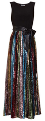 GINA BACCONI - Aga Sequin Maxi Dress - Designer Dress Hire