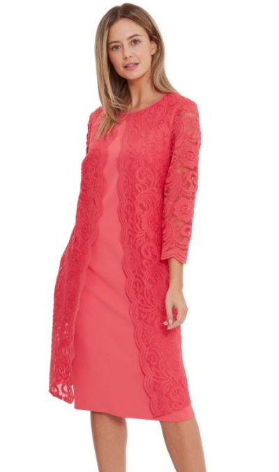 Gina bacconi red clearance dress