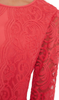 GINA BACCONI - Clarabelle Lace Dress Red - Designer Dress hire