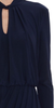 GINA BACCONI - Jeanlee Jersey Dress Navy - Designer Dress hire