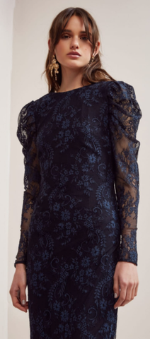 KEEPSAKE - Hold On Navy Gown - Designer Dress hire