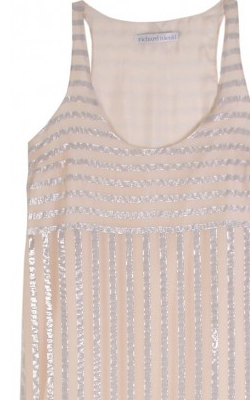 RICHARD NICOLL - Lurex Stripe Dress - Designer Dress hire