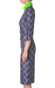 ROKSANDA ILINCIC - Checked Purple Dress - Designer Dress hire