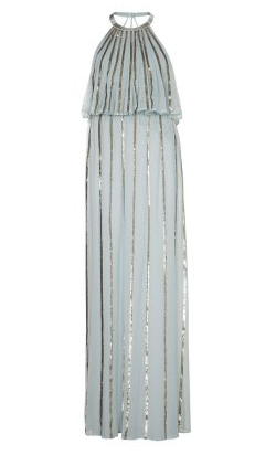 SASS & BIDE - Striped Sequin Gown - Designer Dress hire