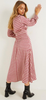 QUIZ - Dog tooth Midi Dress - Designer Dress hire