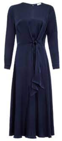 GHOST - Mindy Dress Navy - Designer Dress hire