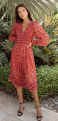 ANNE LOUISE - Midi Sweetheart Dress - Rent Designer Dresses at Girl Meets Dress
