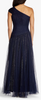 ADRIANNA PAPELL - Shirred Tulle  Gown - Designer Dress hire