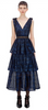 ALICE AND OLIVIA - Keely Rouched Dress - Designer Dress hire 