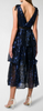 Self Portrait - Sequin Check Tiered Dress - Designer Dress hire