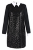 VICTORIA BECKHAM - White Collar Sequin Shirtdress - Designer Dress hire